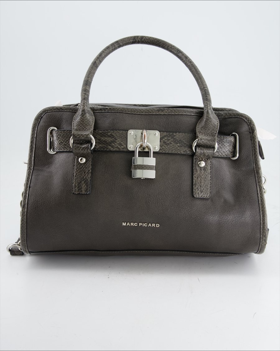 Marc Picard Handbag Leather Anthracite