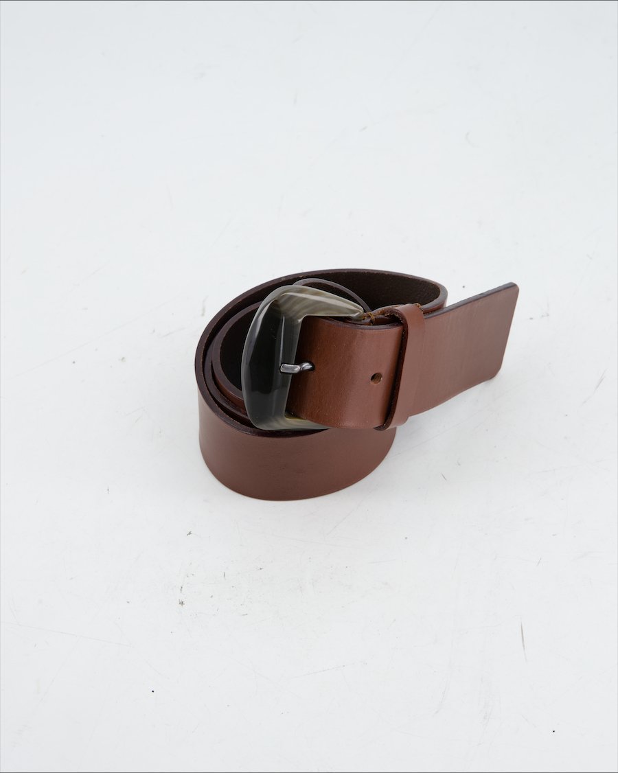 Max Mara belt Leather Brown