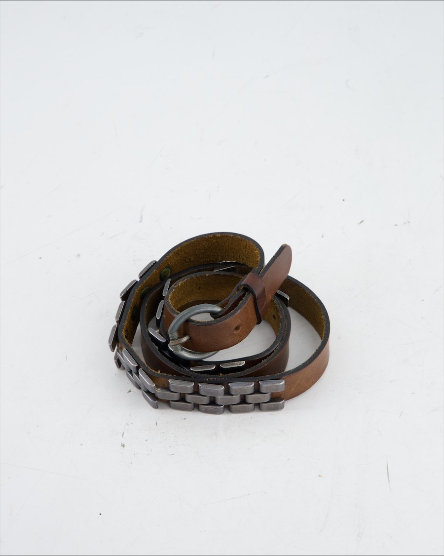 Unbranded Belt Leather Brown