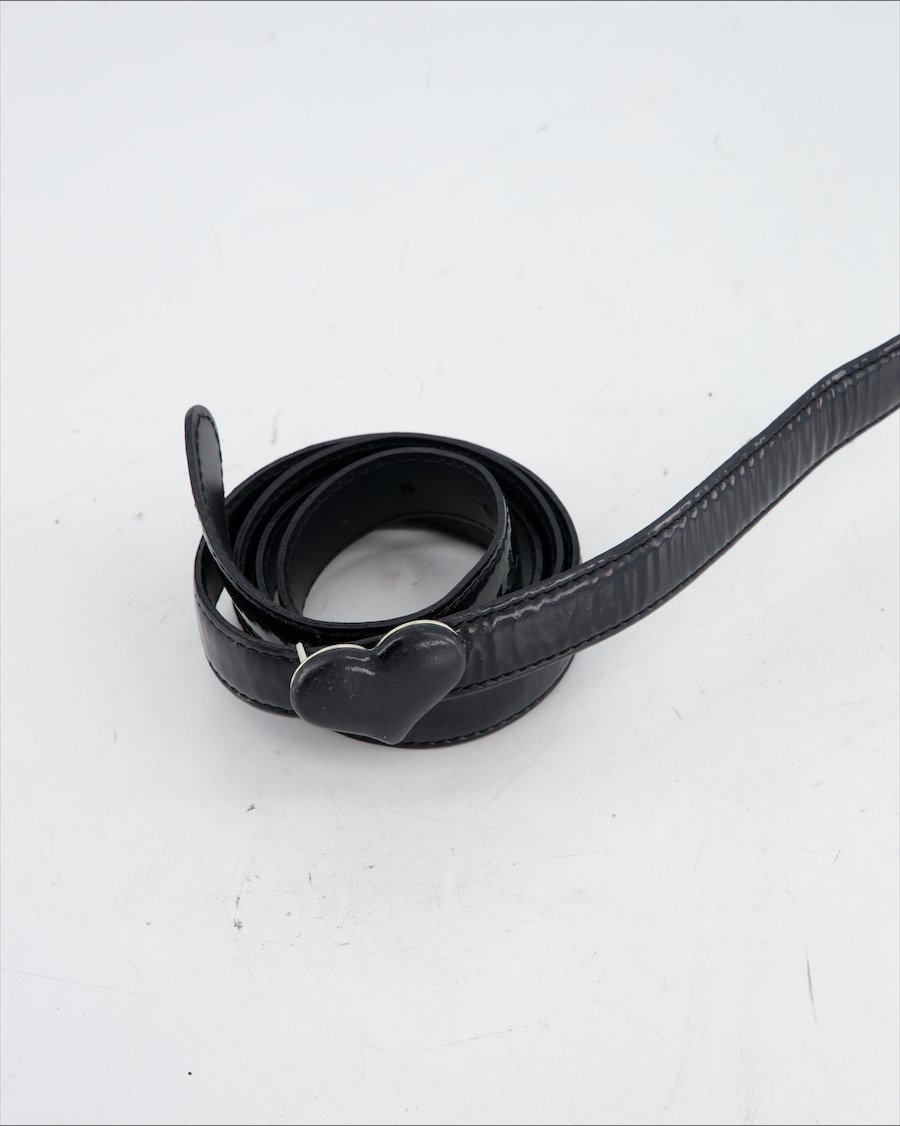 Moschino Cheap And Chic Belt Leather Black