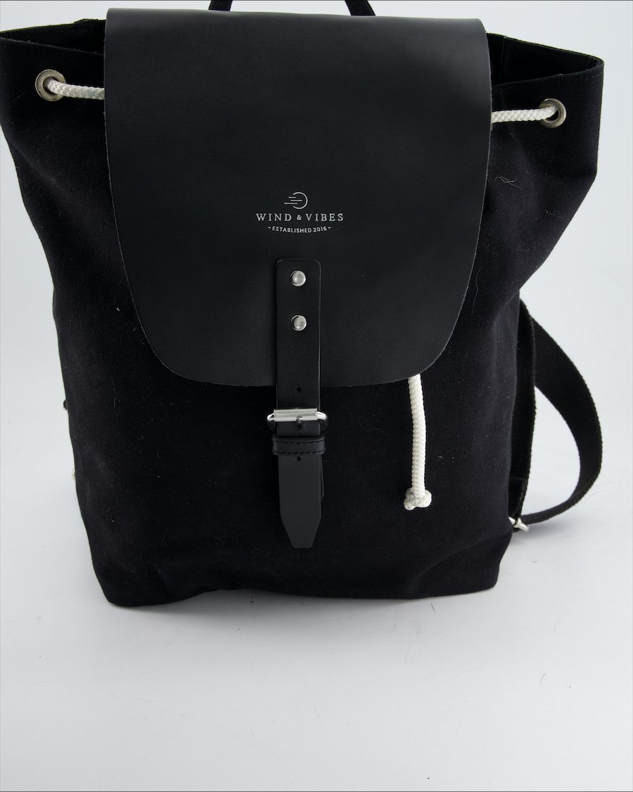 Wind & Vibes Backpack Cloth Black