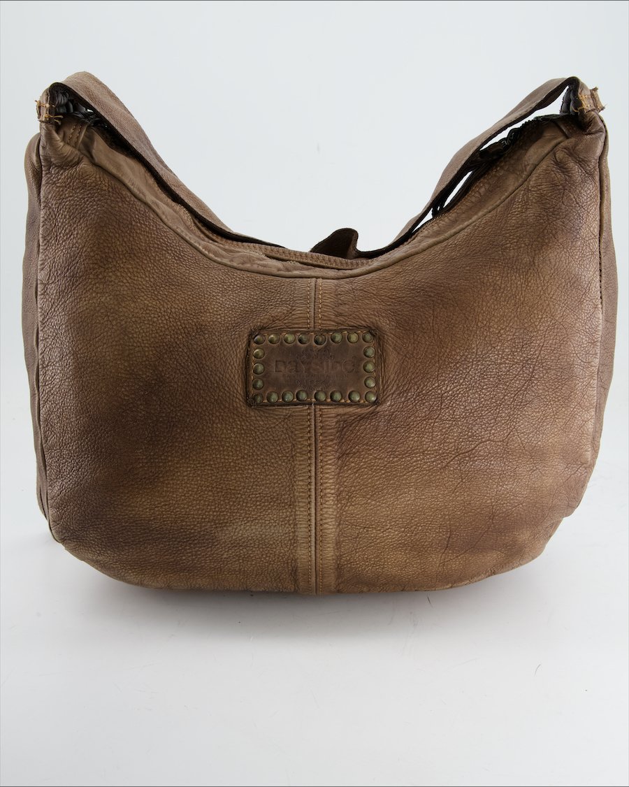 Bayside Shoulder Bag Leather Red