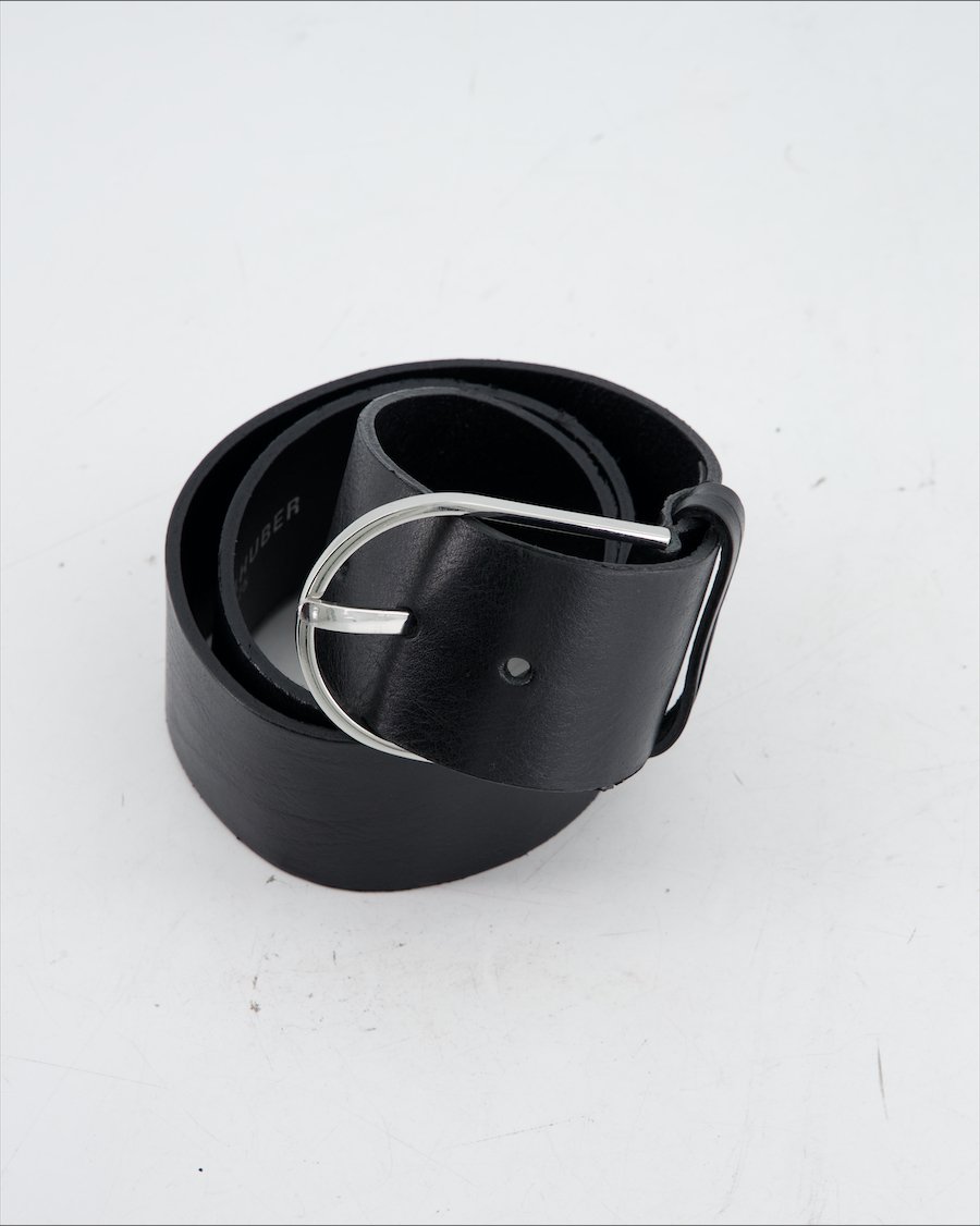 Hallhuber Belt Leather Black
