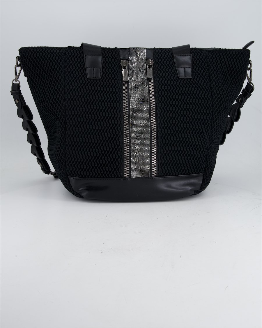 Primadonna Shoulder Bag Cloth Black