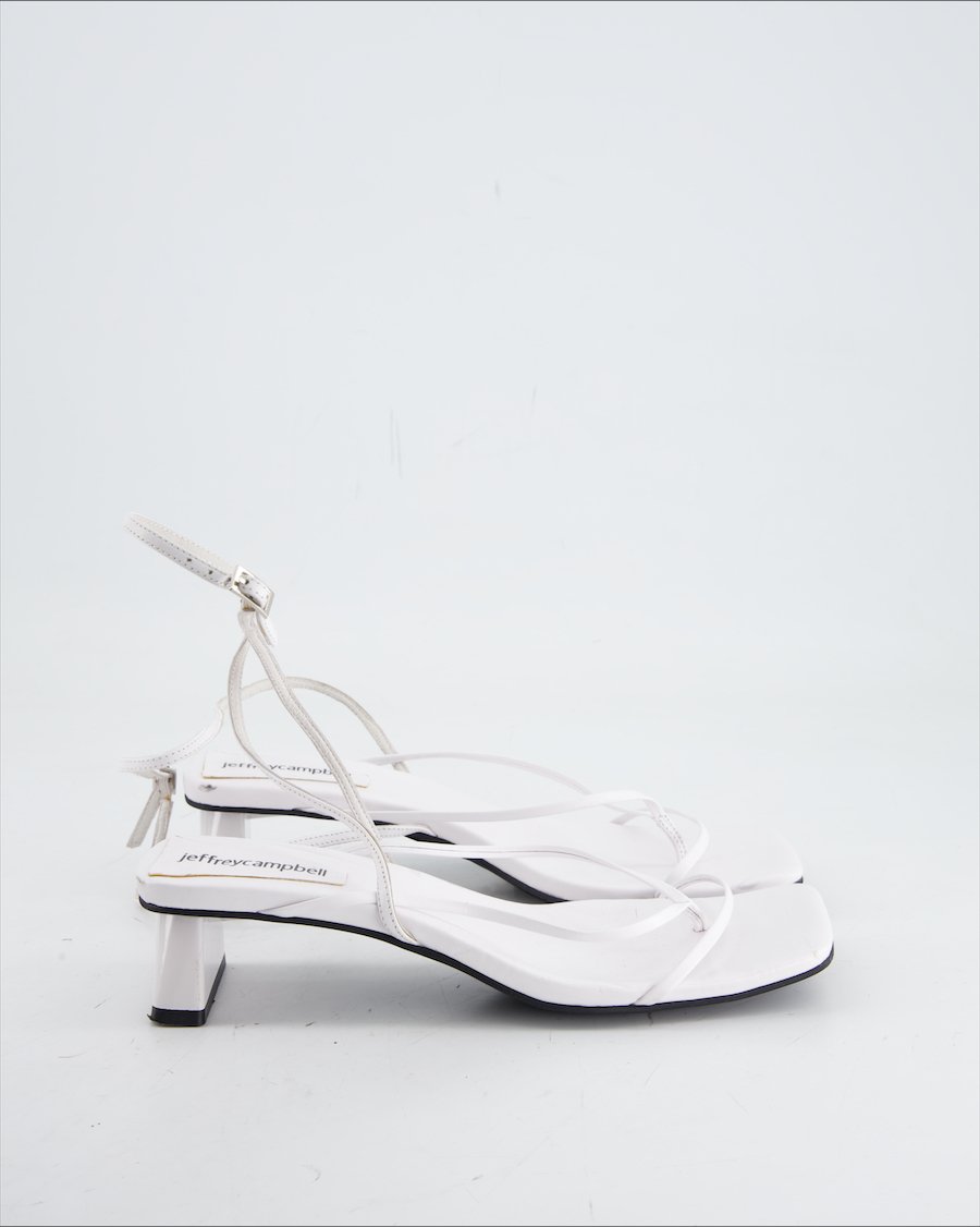 Jeffrey Campbell Sandals Leather White Eu 38