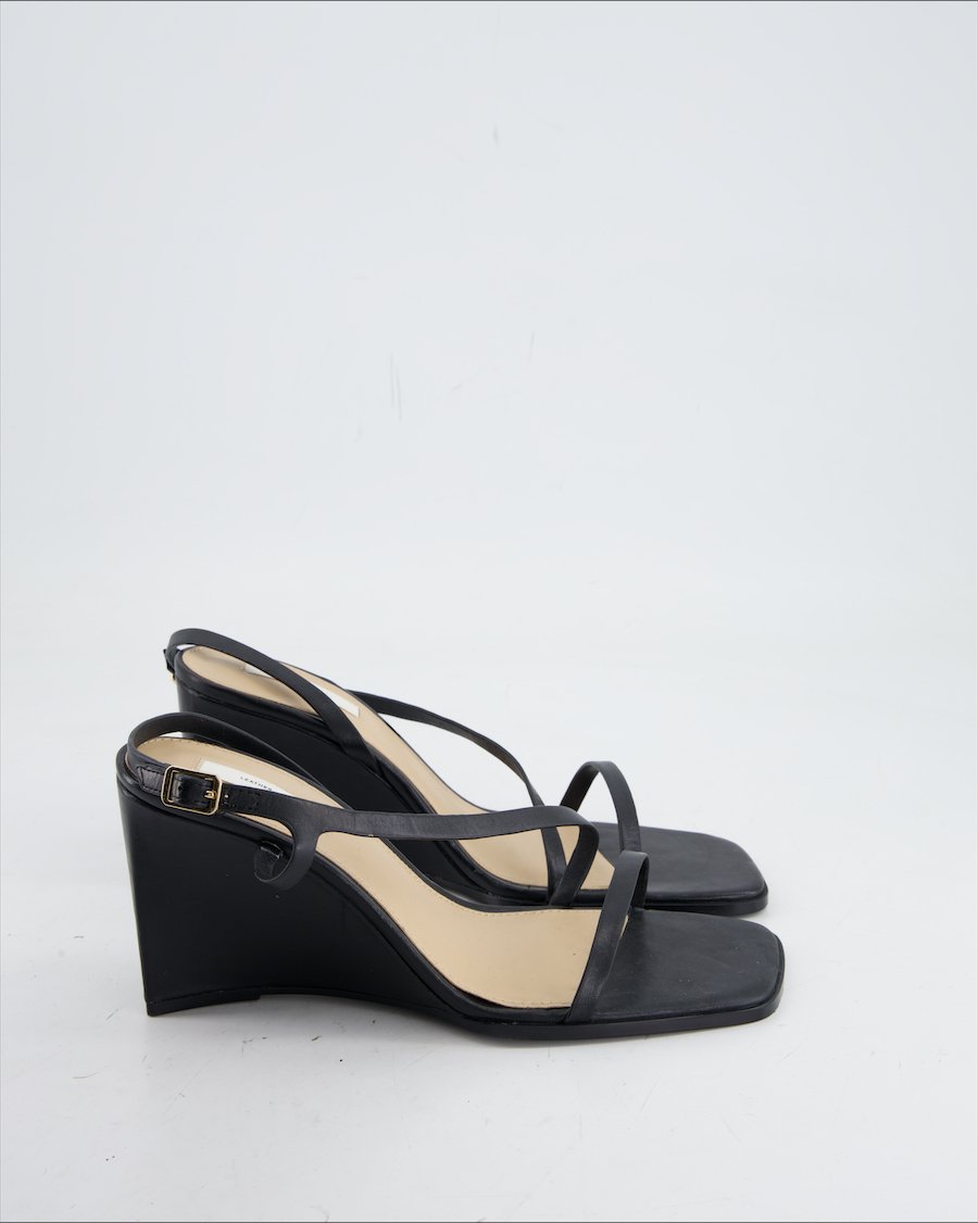 H&M Heels Leather Black Eu 40