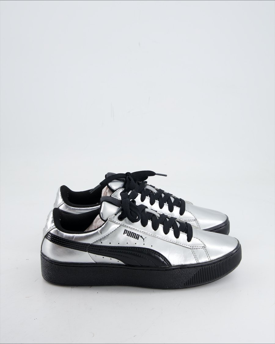 Puma Trainers Leather Silver Eu 39