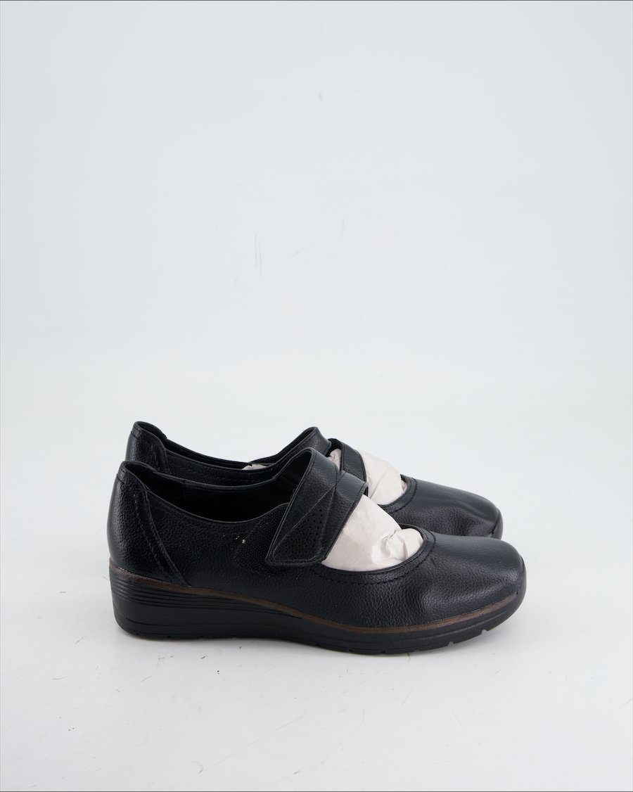 Easy Street Flats Leather Black Eu 37