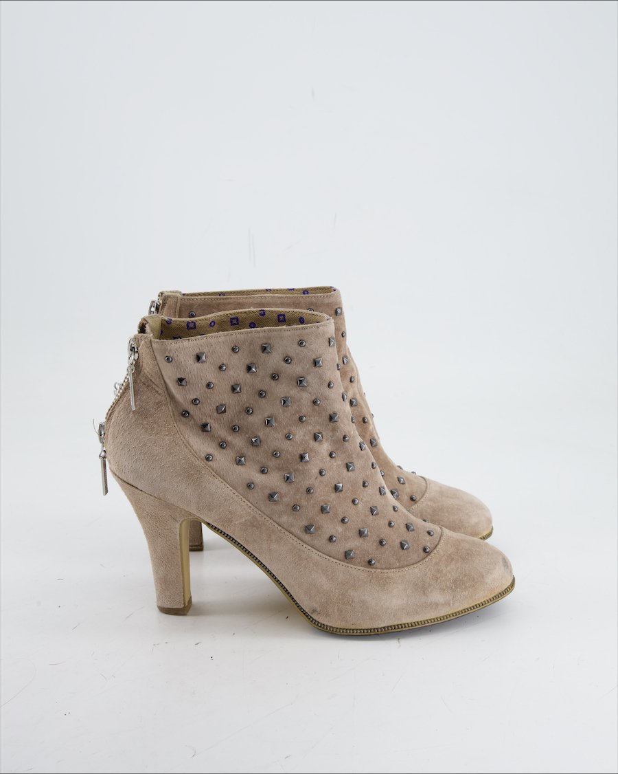 Diesel Heels Suede Beige Eu 39