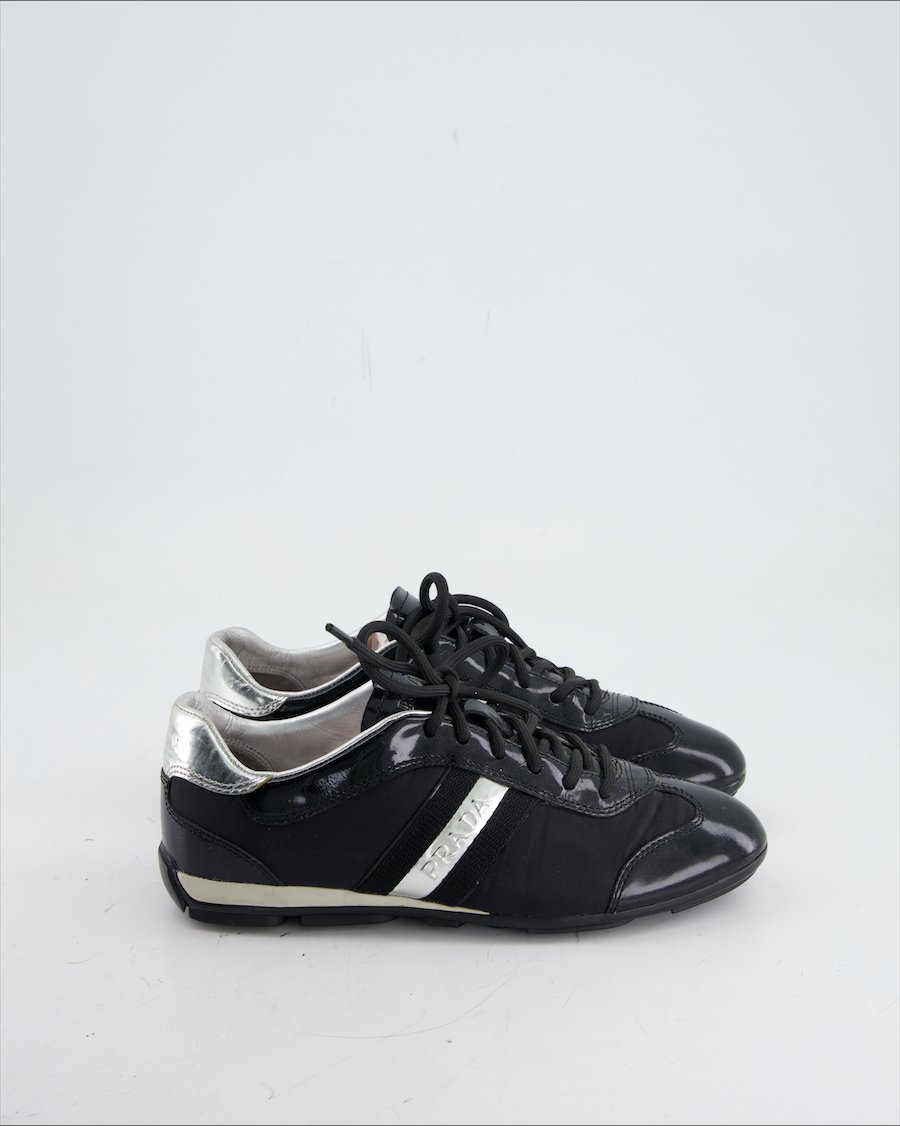 Prada trainers Leather Black Eu 35