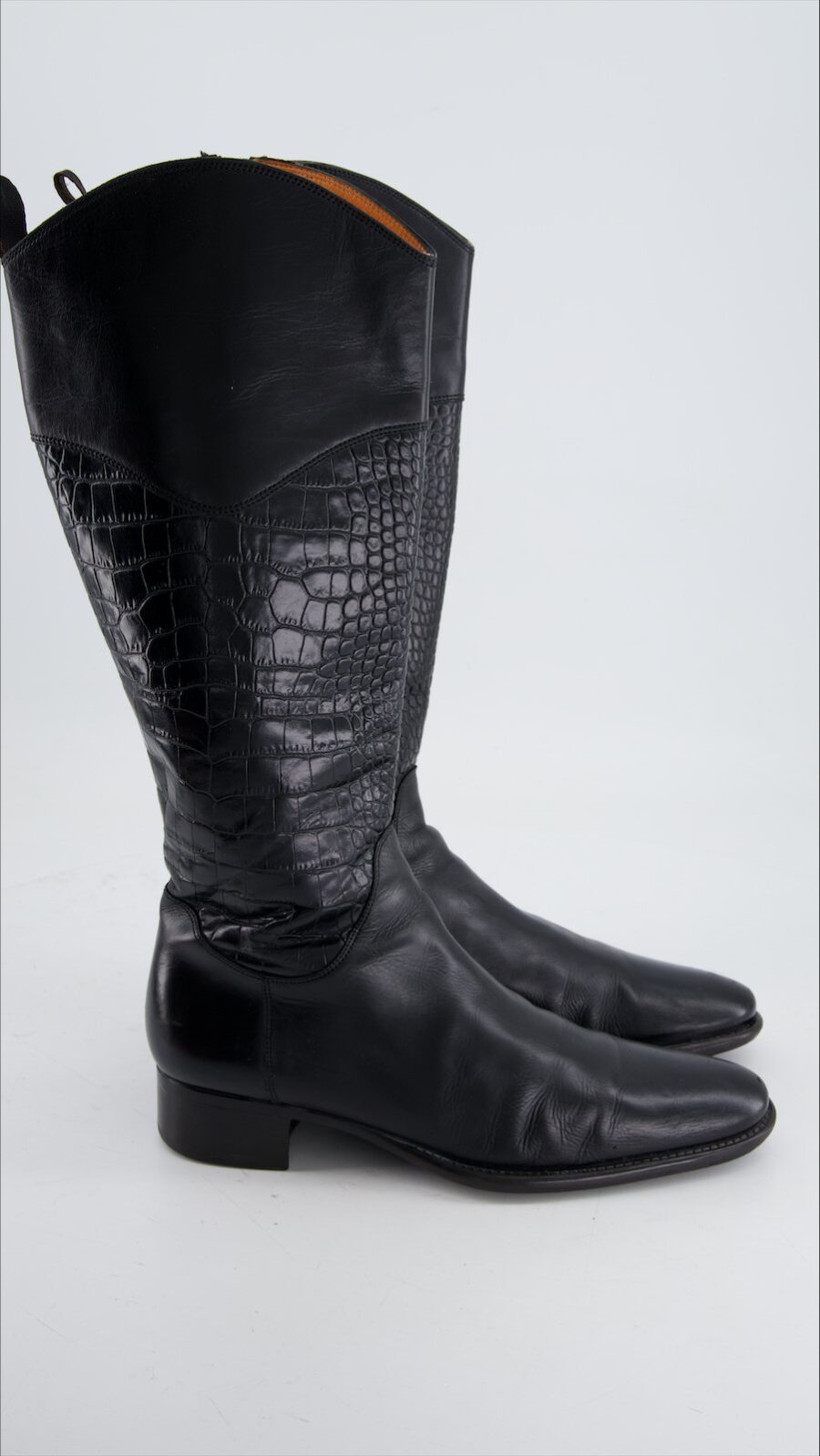 Santoni Boots Leather Black Eu 37