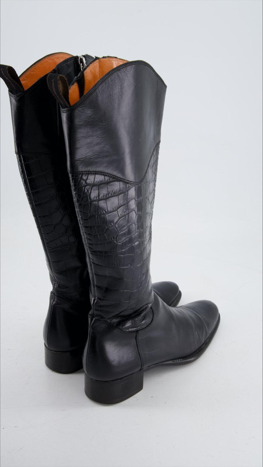 Santoni Boots Leather Black Eu 37 - immagine 3