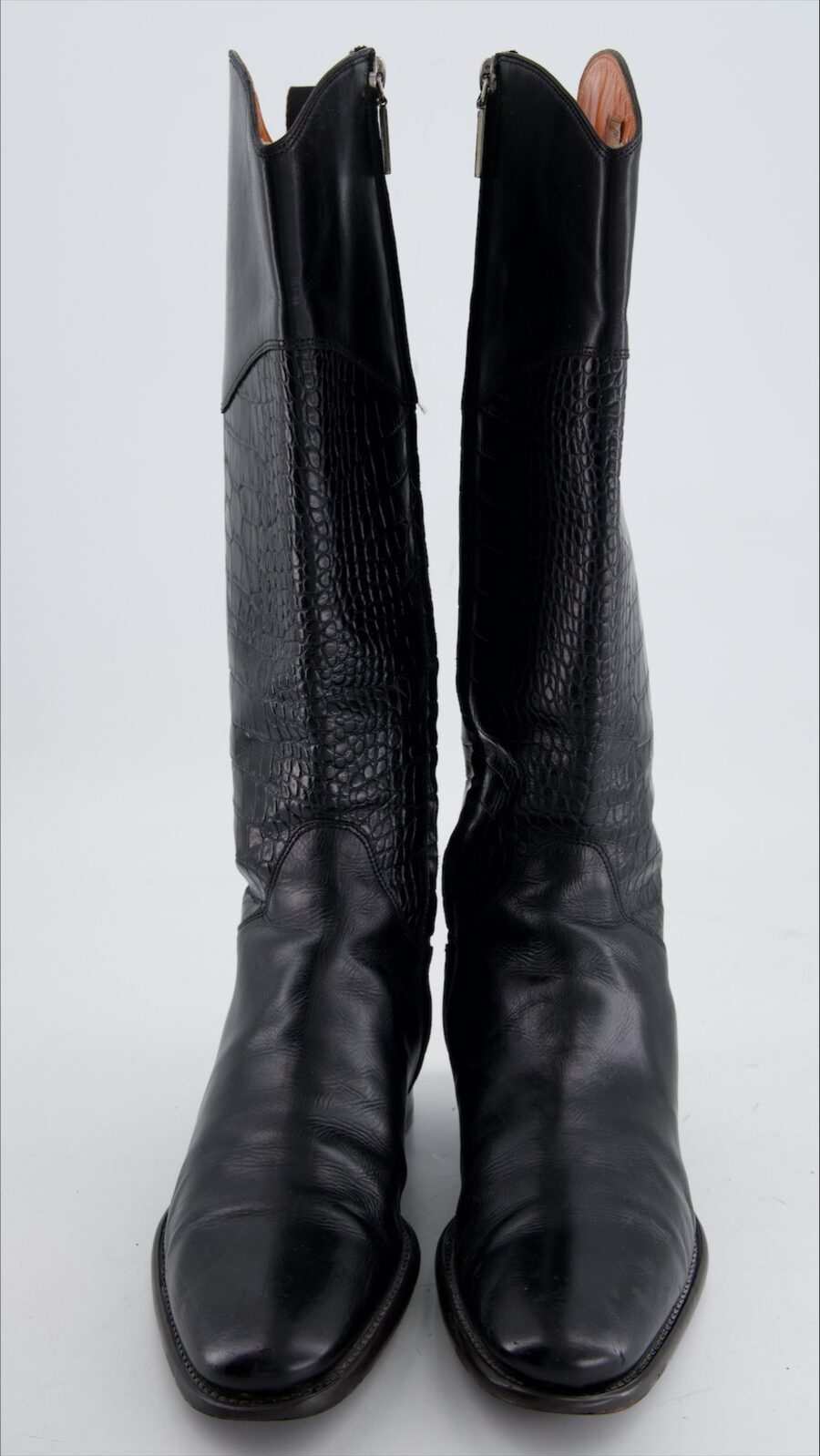 Santoni Boots Leather Black Eu 37 - immagine 4