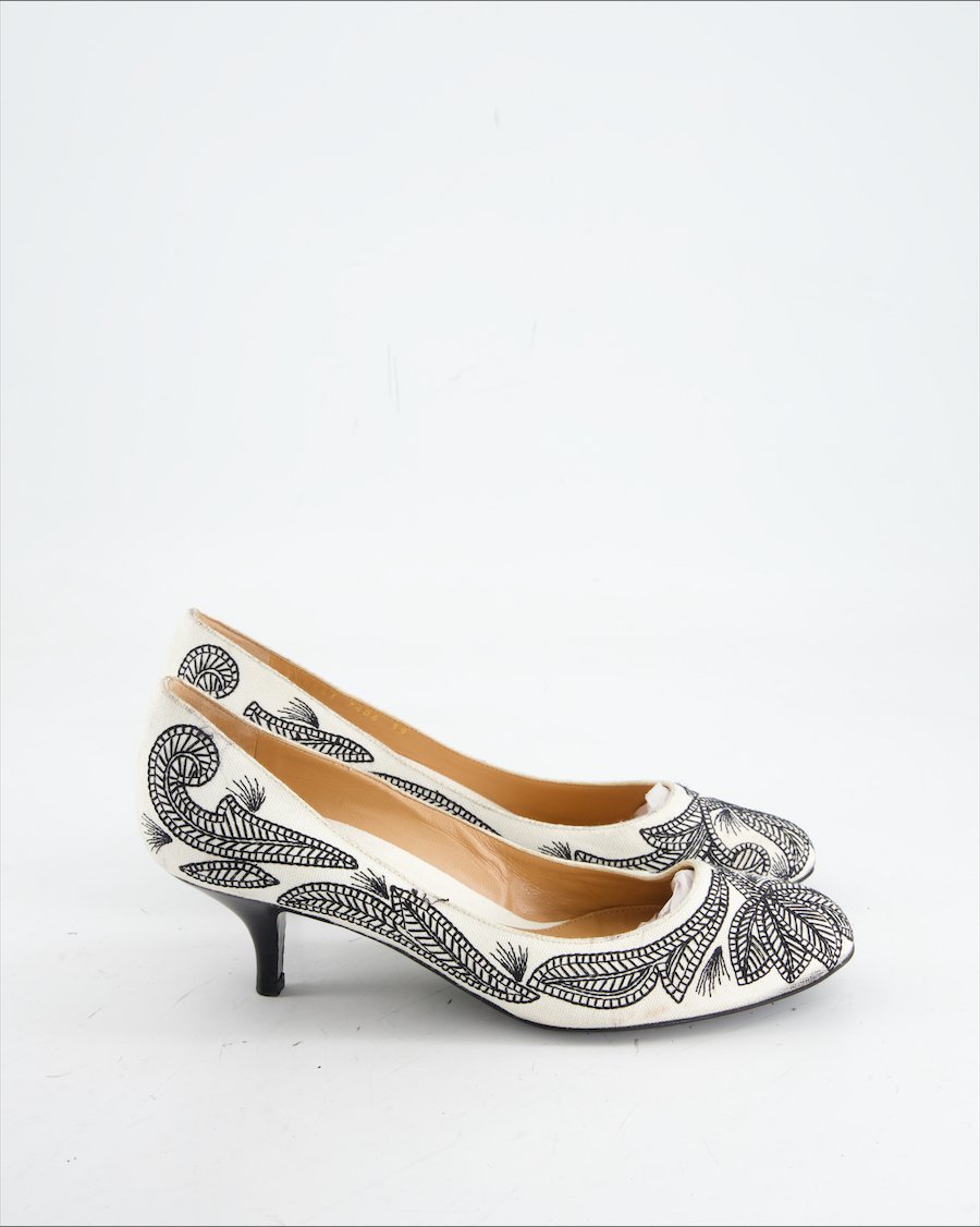 Sergio Rossi Heels Cloth White