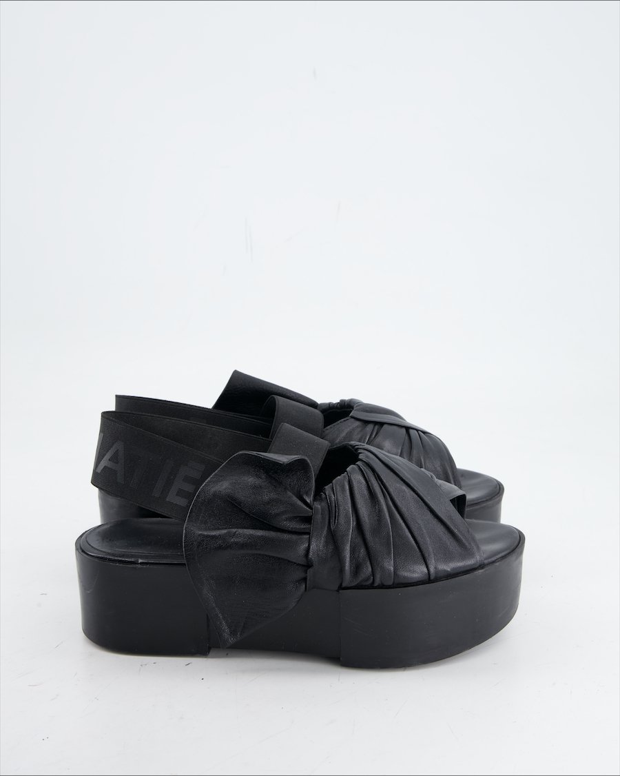 Vic Matie Sandals Leather Black Eu 37