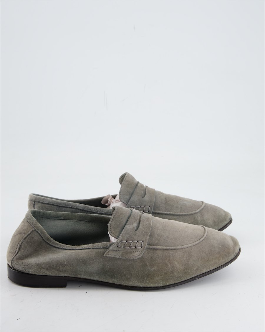 Dolce & Gabbana Flats Suede Grey Eu 42.5