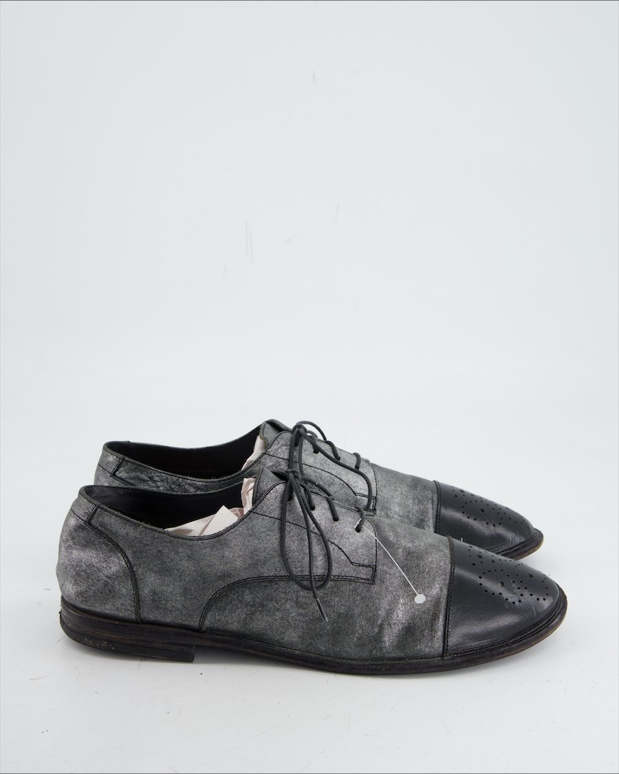 Pantanetti Flats Leather Anthracite Eu 40