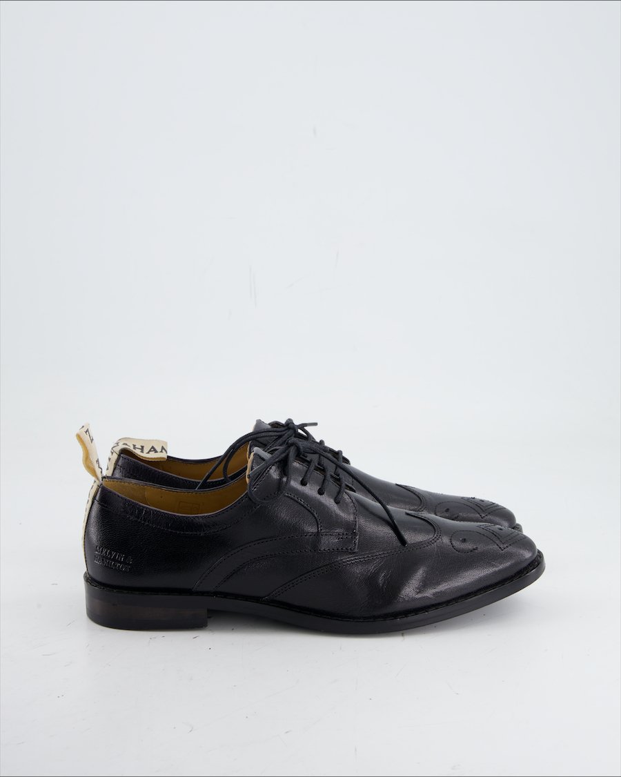 Melvin & Hamilton Flats Leather Black Eu 37