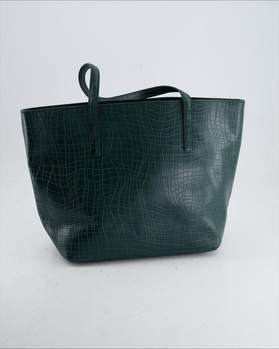 Max Mara Shoulder Bag Leather Green