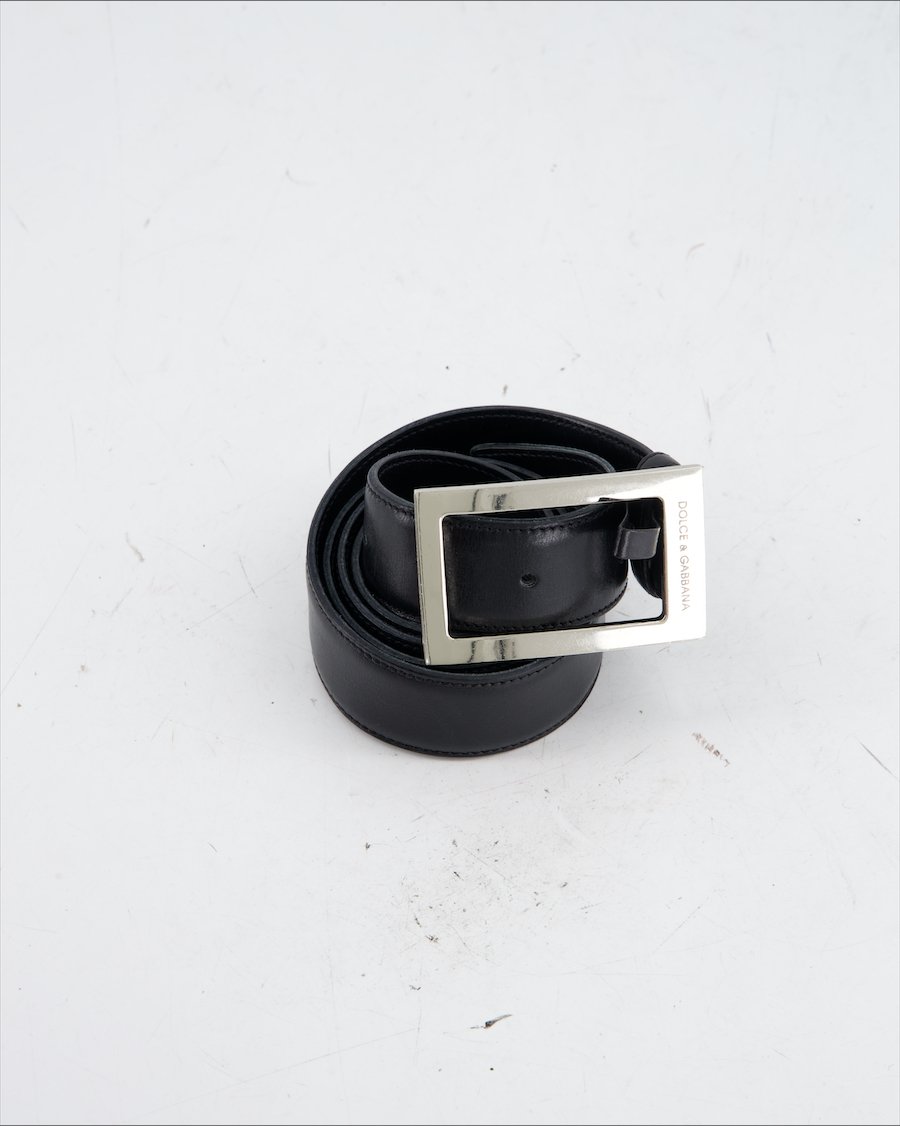 Dolce & Gabbana Belt Leather Black