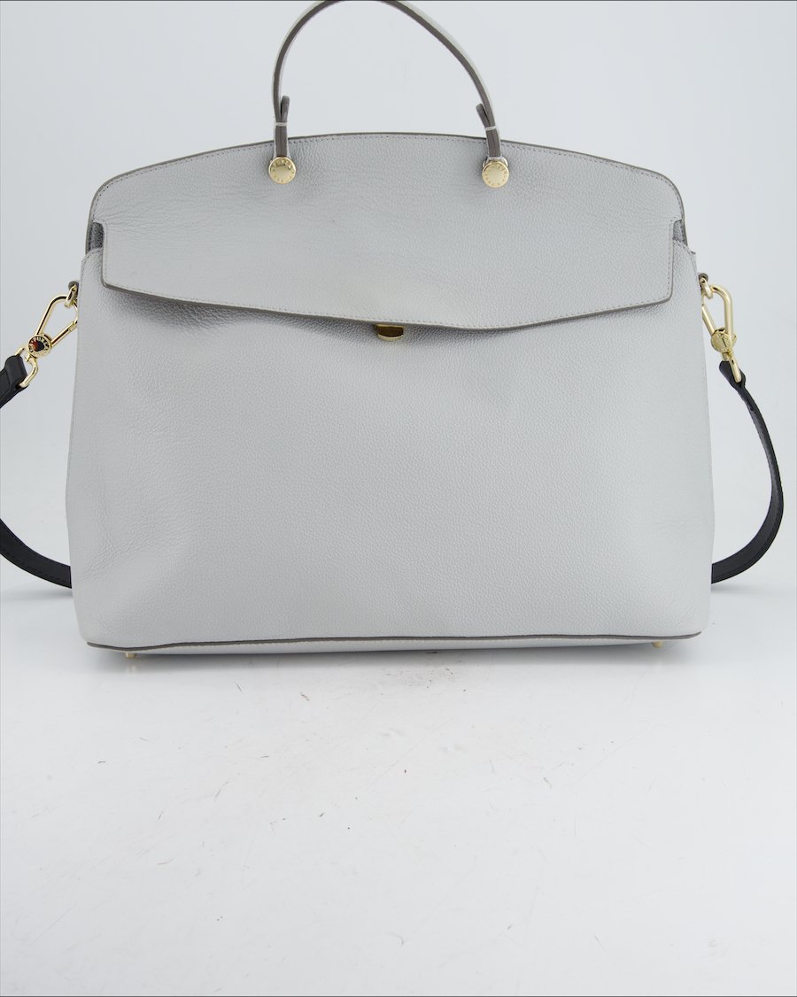 Furla Handbag Leather Grey
