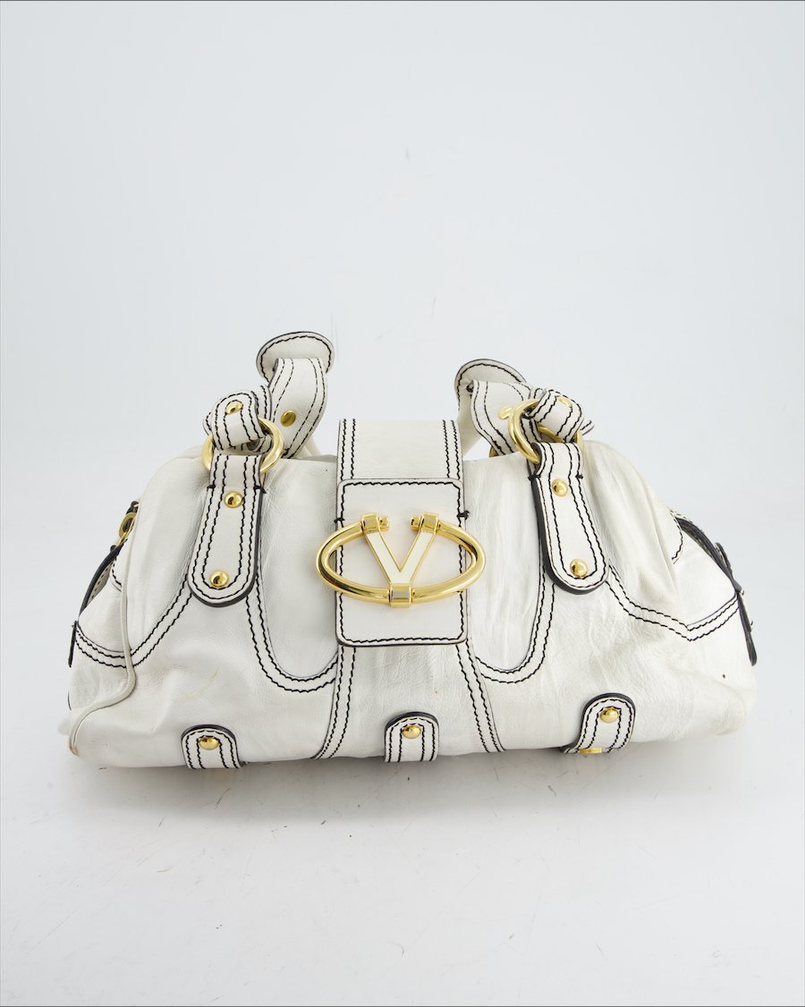 Valentino Garavani Handbag Leather White