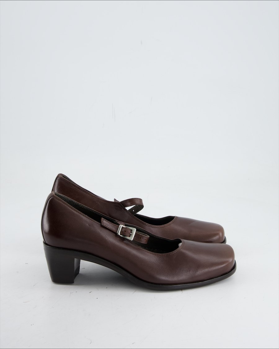 Vabeene heels Leather Brown Eu 37.5
