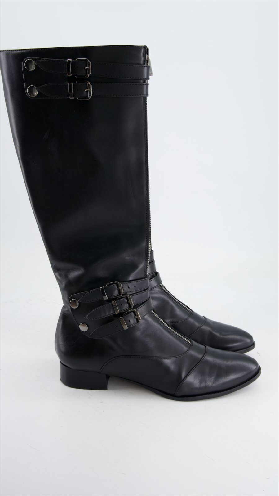 Navyboot Boots Leather Black Eu 40