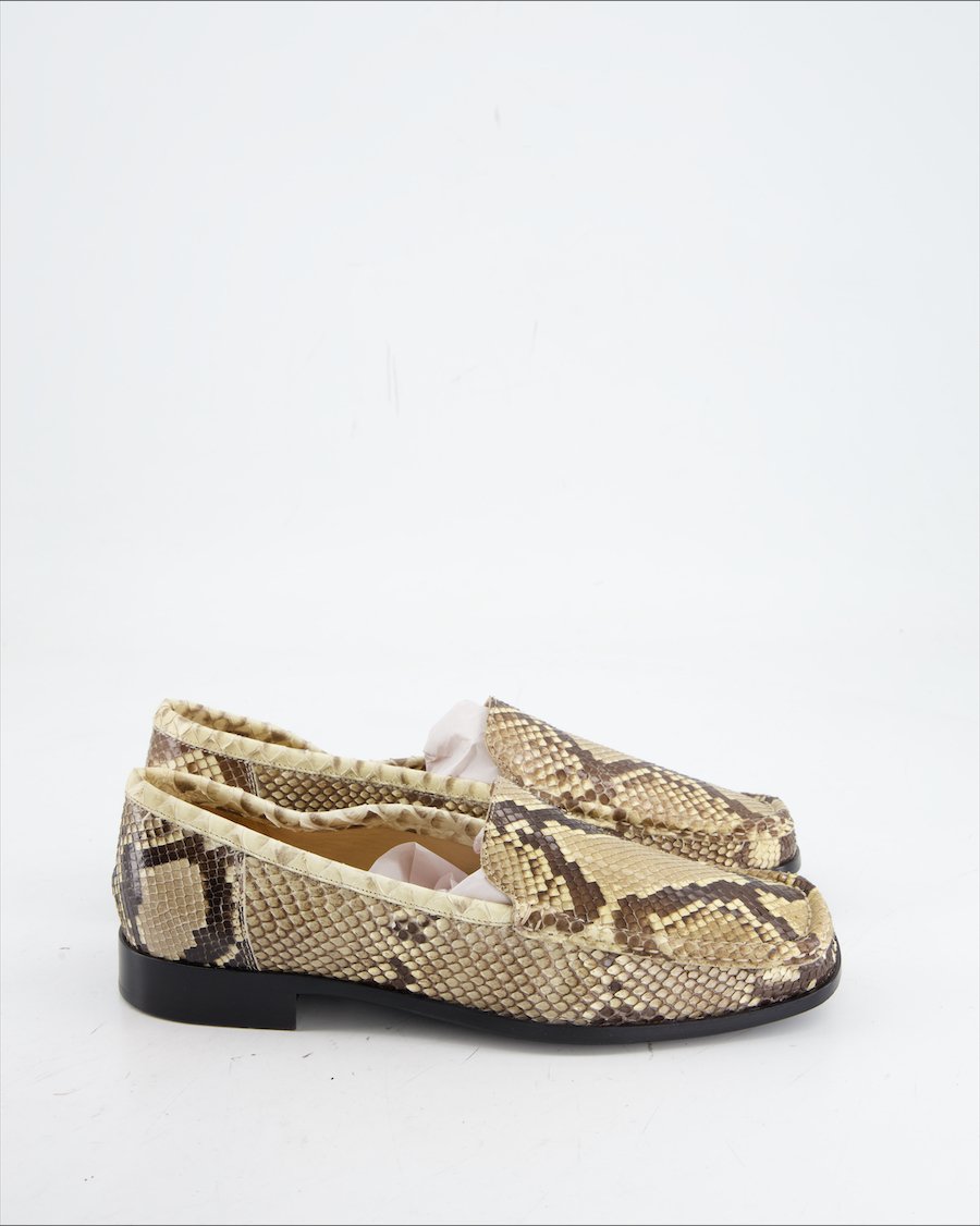 Bally Flats Leather Beige Eu 37.5