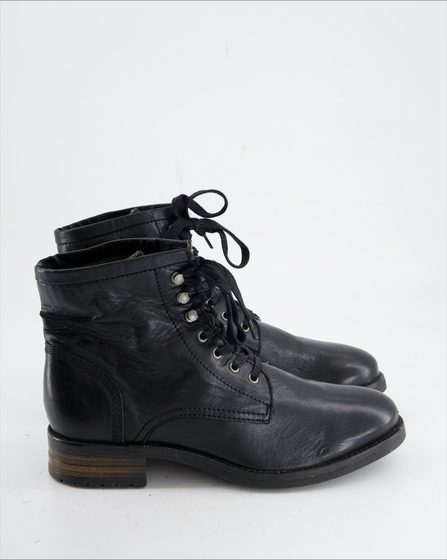 Buffalo Ankle Boots Leather Black Eu 39