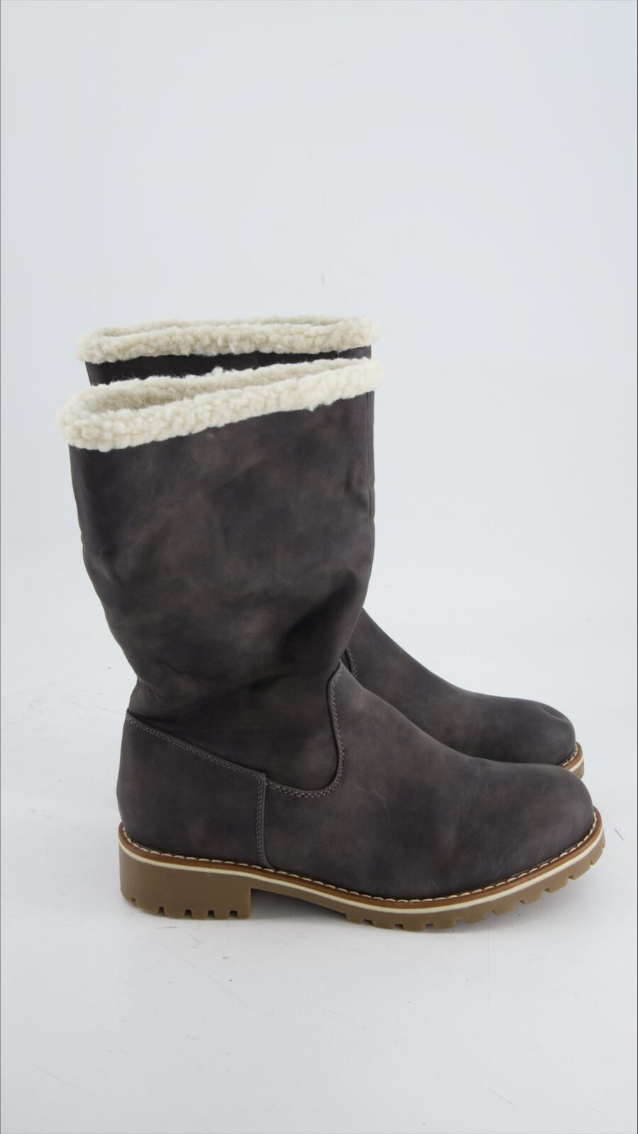Clara Barson Boots Leather Anthracite Eu 39