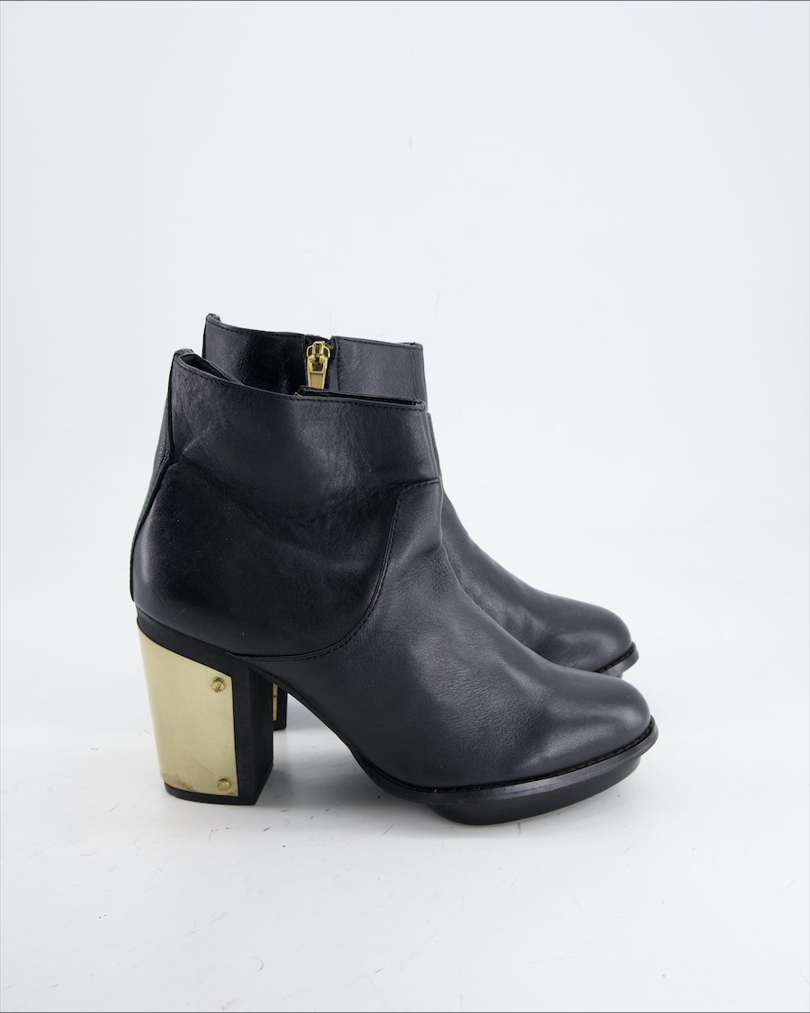 Steve Madden Ankle Boots Leather Black Eu 40