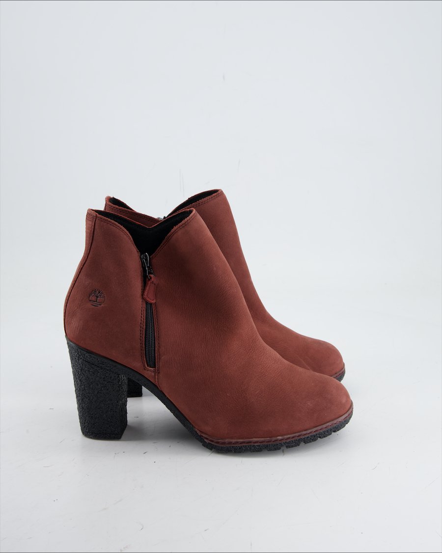 Timberland Ankle Boots Leather Burgundy Eu 40