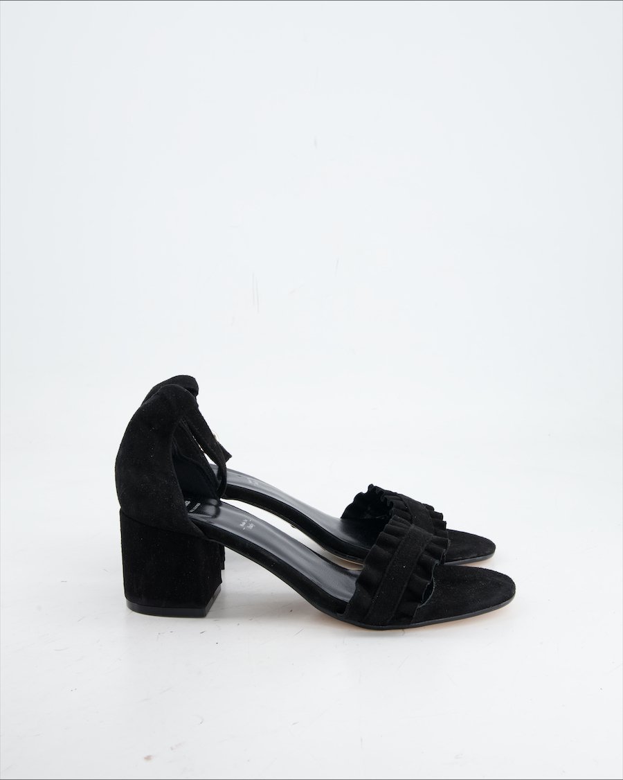 Bata Heels Suede Black Eu 38