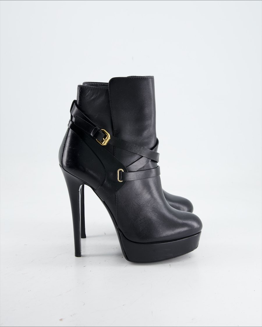 Ballin Heels Leather Black Eu 37