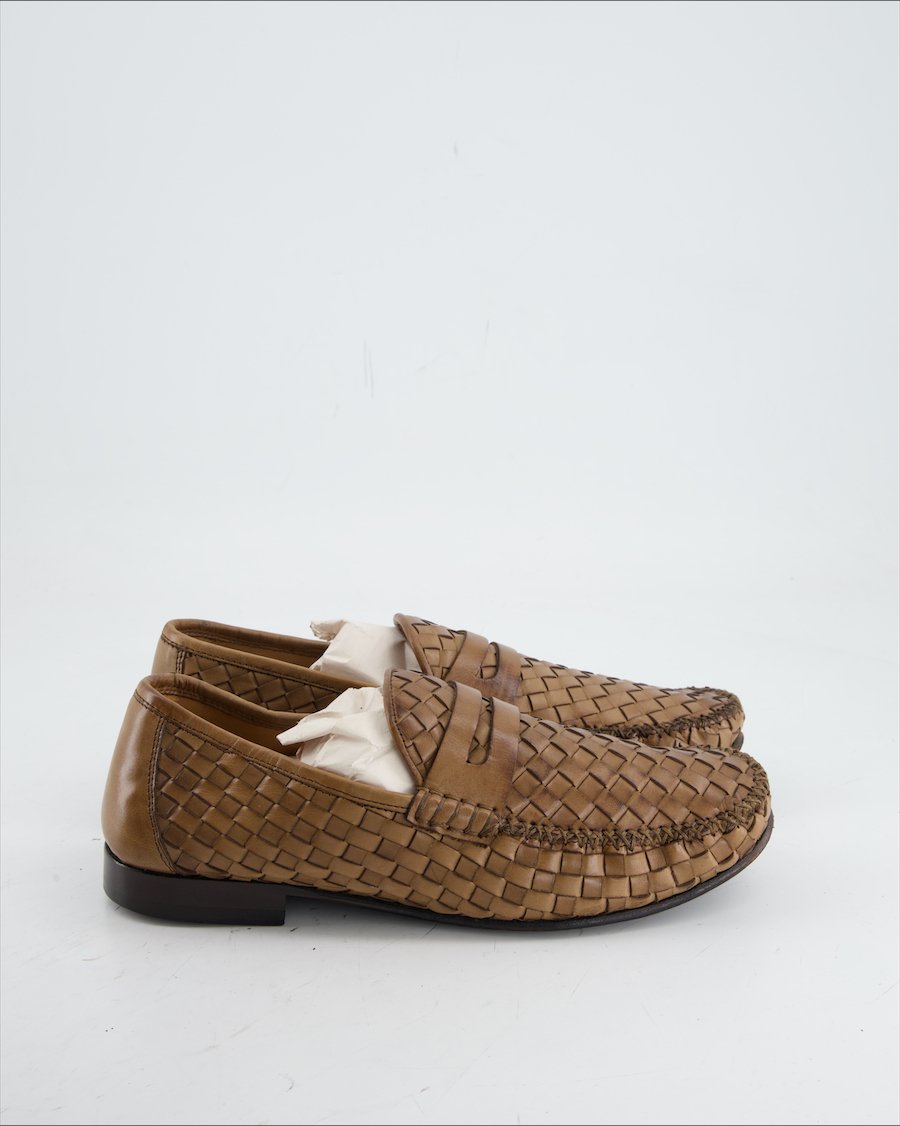 Navyboot Flats Leather Brown Eu 42