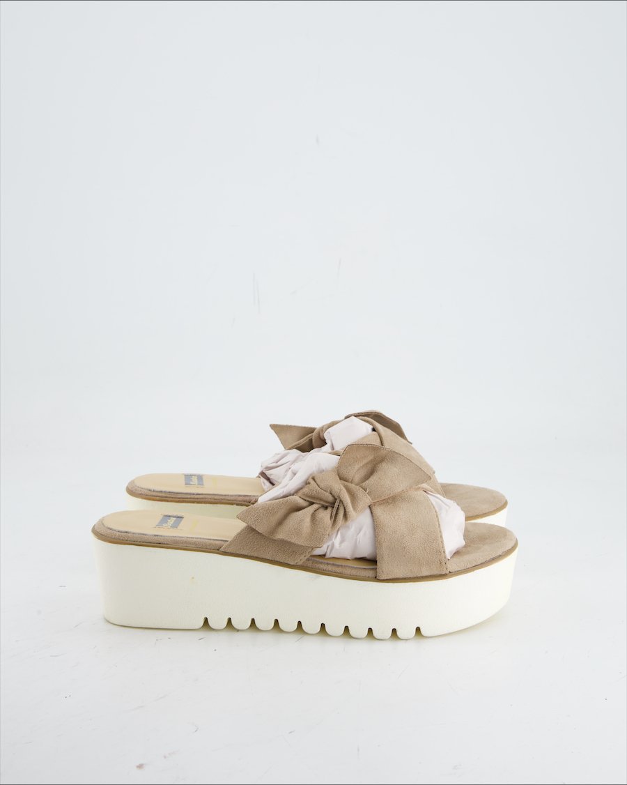 Bata Sandals Leather Black Eu 38
