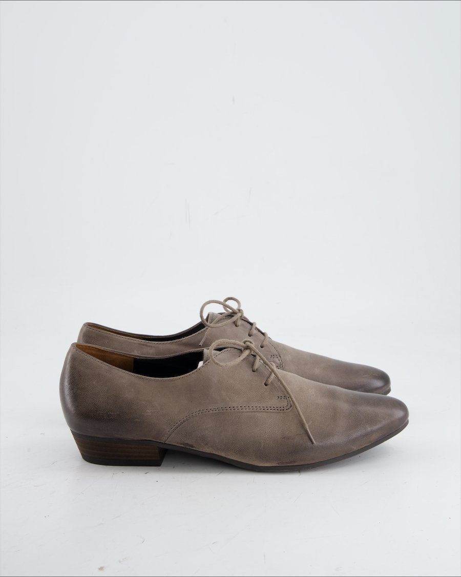 Paul Green Flats Leather Grey Eu 39