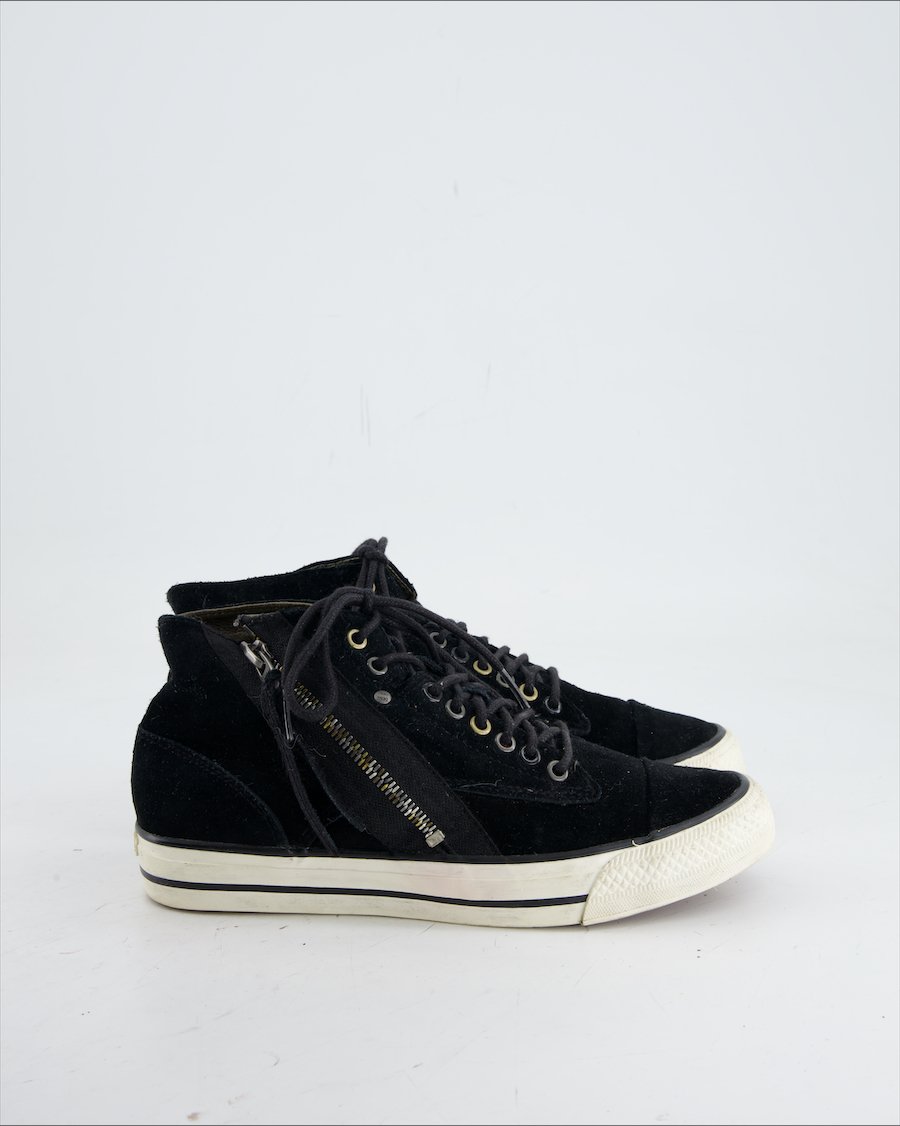 Diesel Trainers Suede Black Eu 37