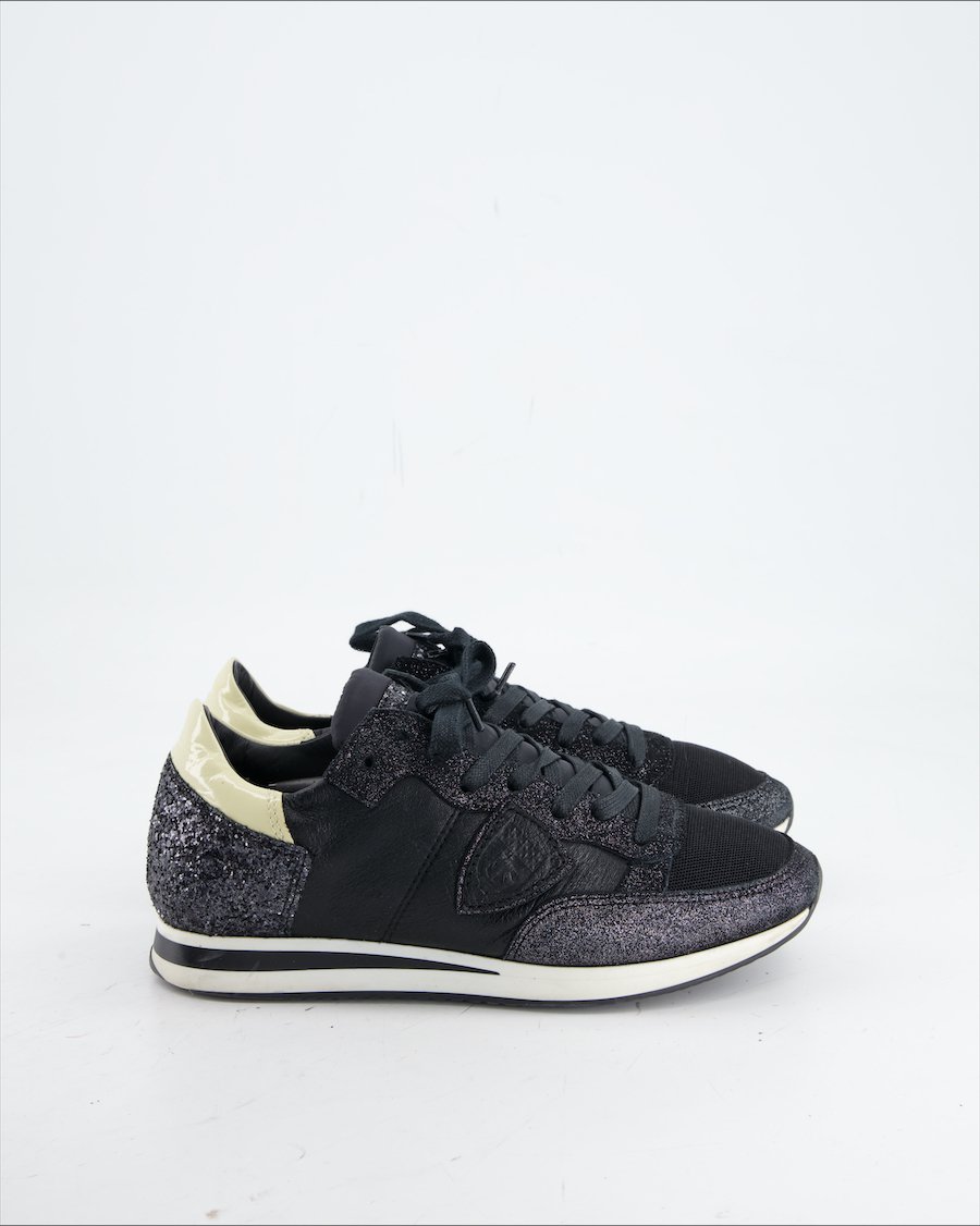 Philippe Model Trainers Leather Black Eu 36