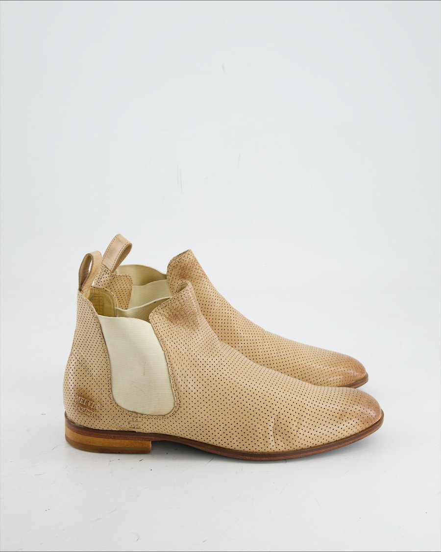 Melvin & Hamilton Ankle Boots Leather Beige Eu 38