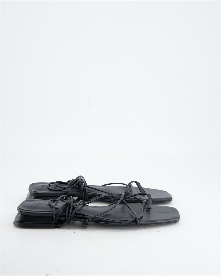 Zign Sandals Leather Black Eu 39