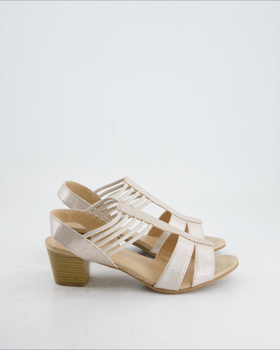 Graceland Heels Leather Beige Eu 38