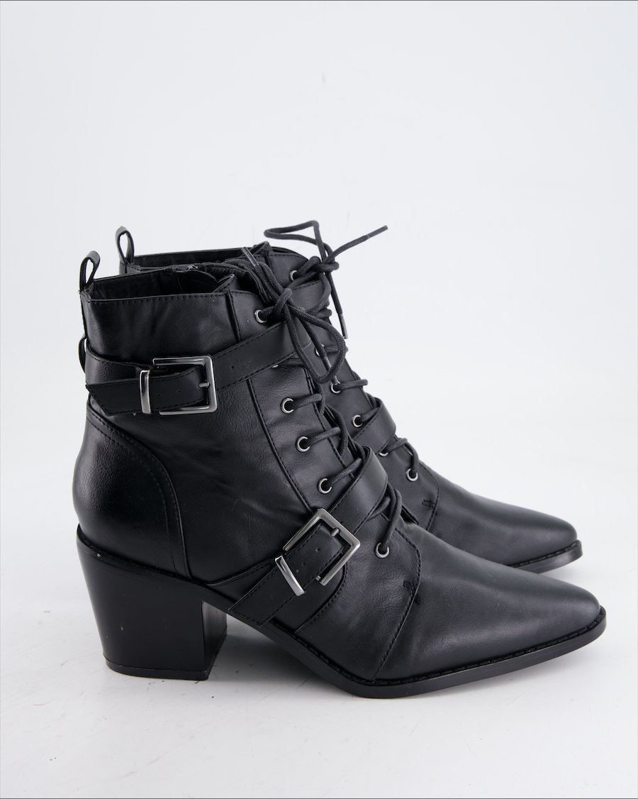 New Look Ankle Boots Leather Black Eu 41
