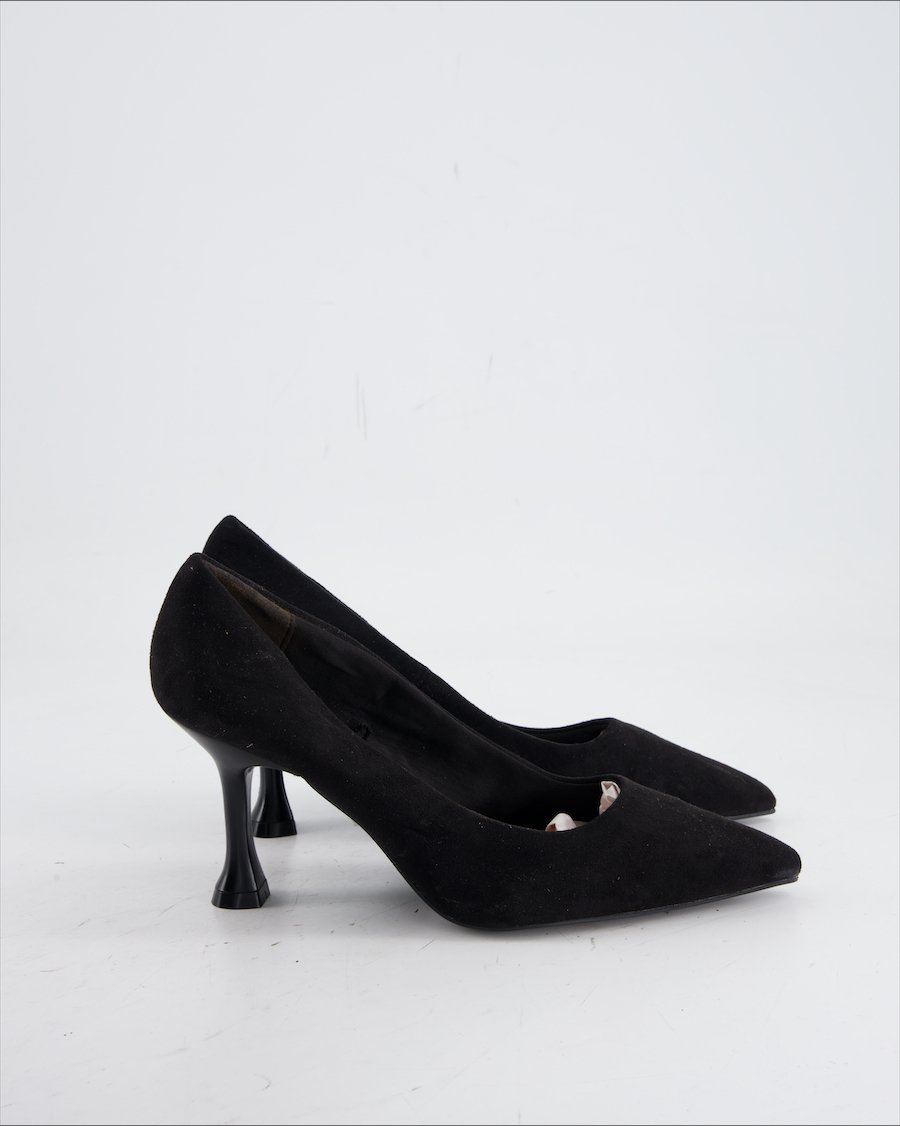 H&M Heels Suede Black Eu 36