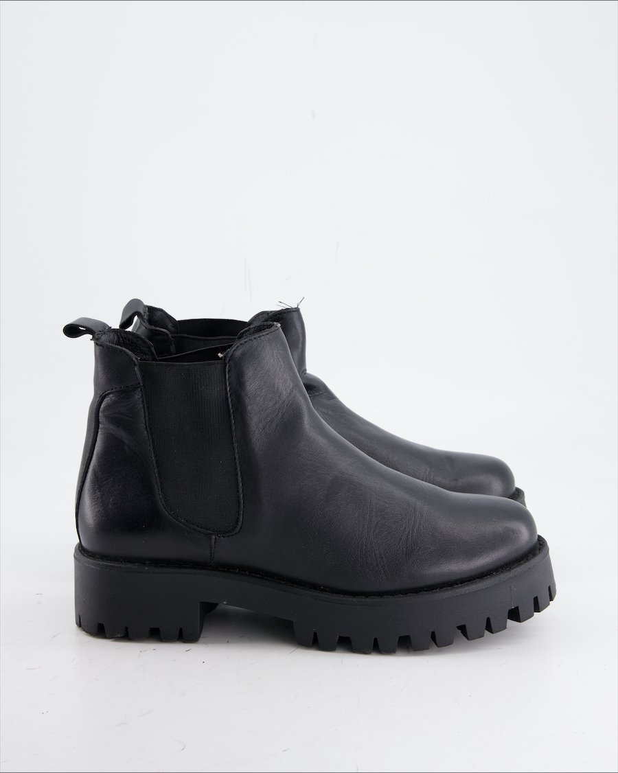 Steve Madden Ankle Boots Leather Black Eu 37.5