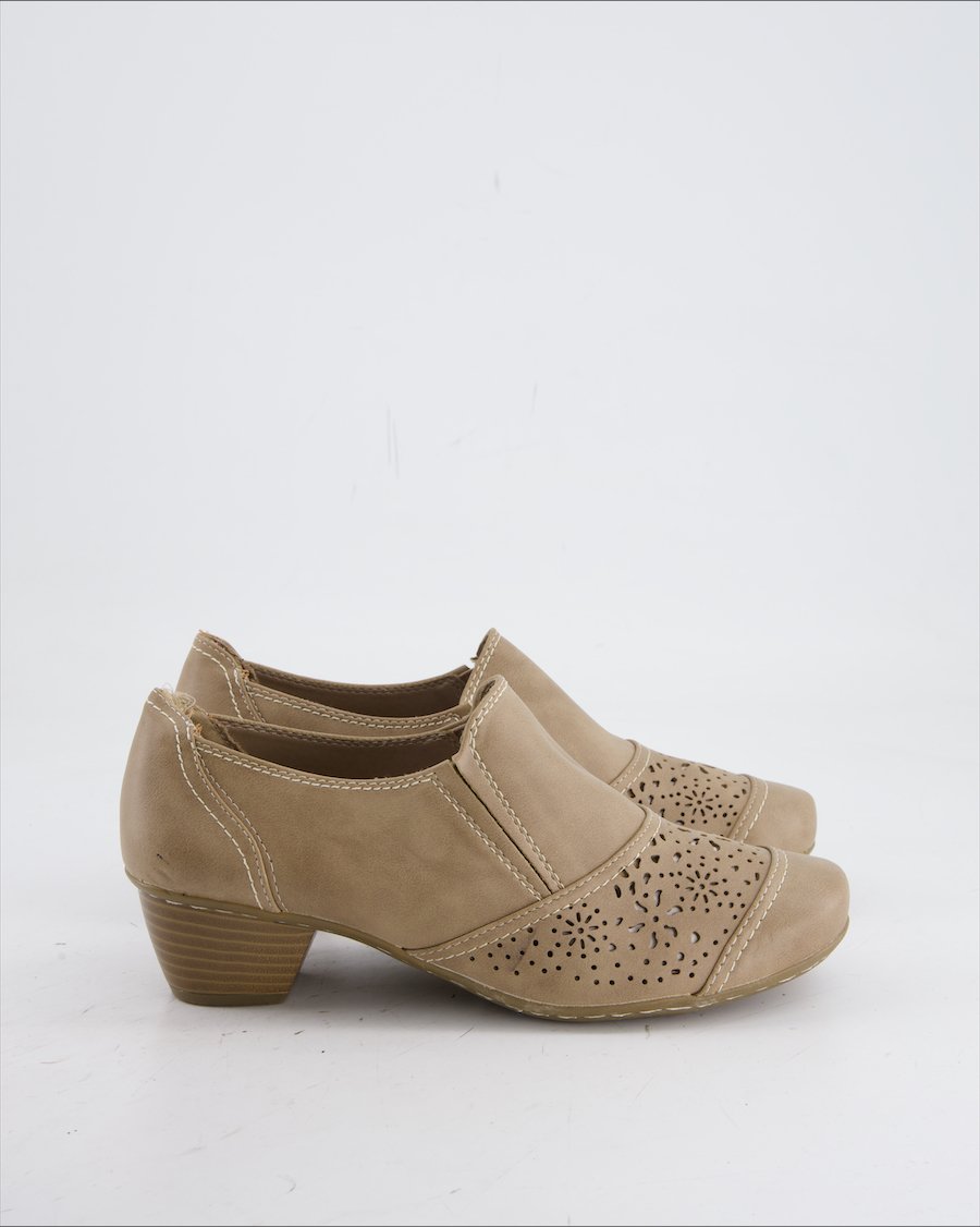 Easy Street Heels Leather Beige Eu 38