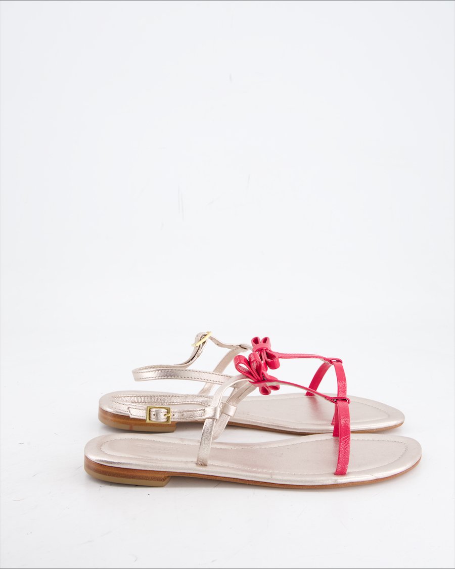 Cenedella Sandals Leather Pink Eu 37