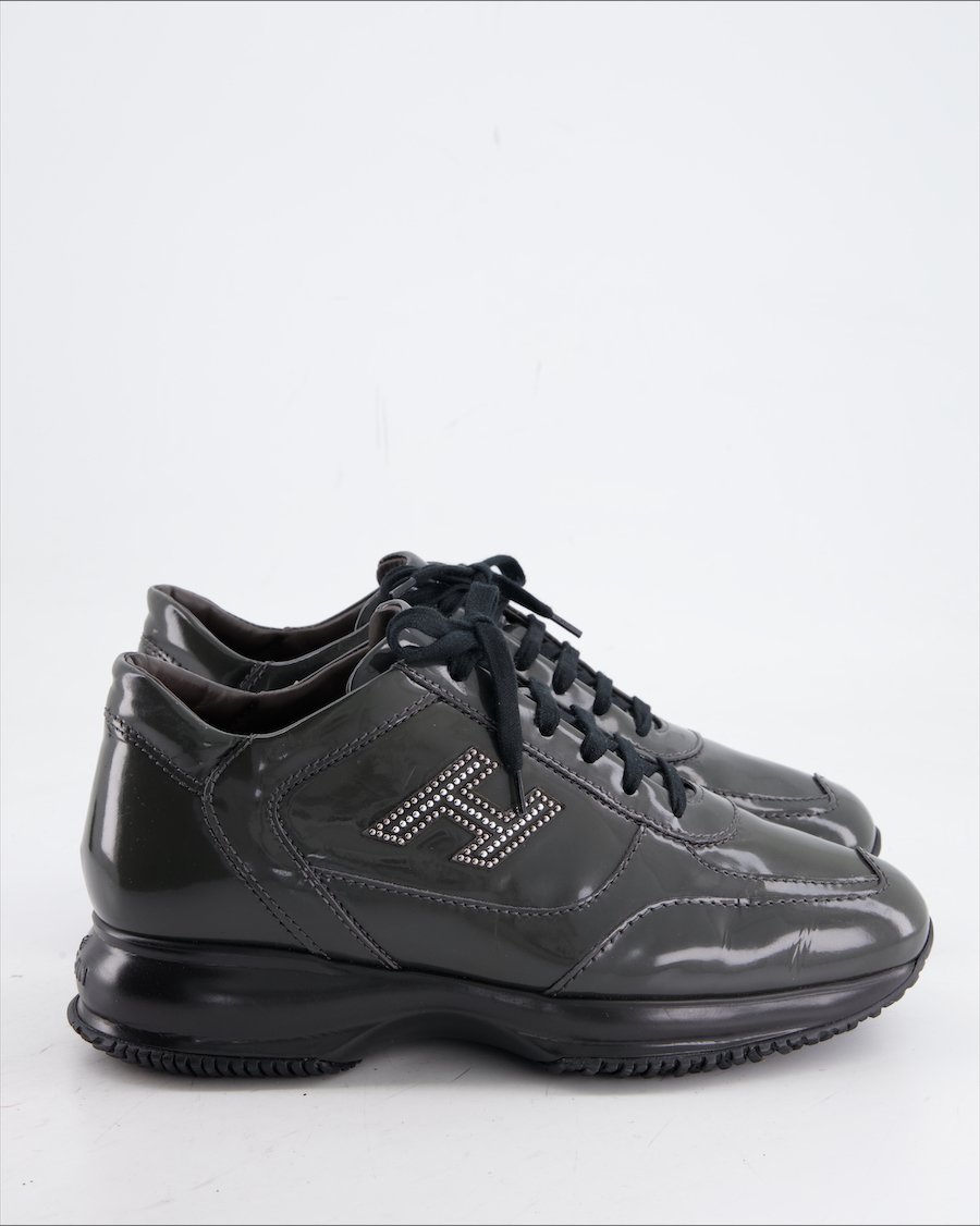 Hogan Trainers Leather Khaki Eu 37.5