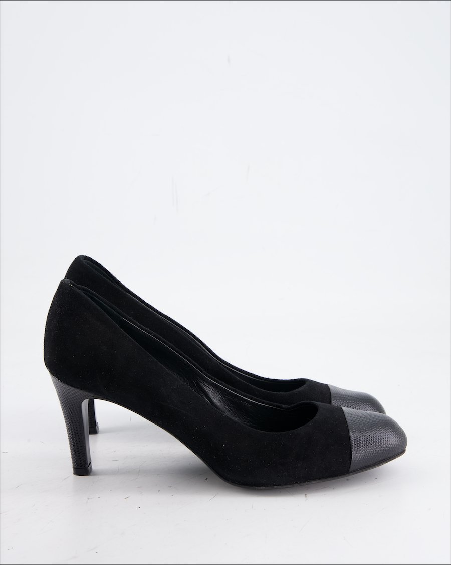 Navyboot Heels Suede Black Eu 38.5